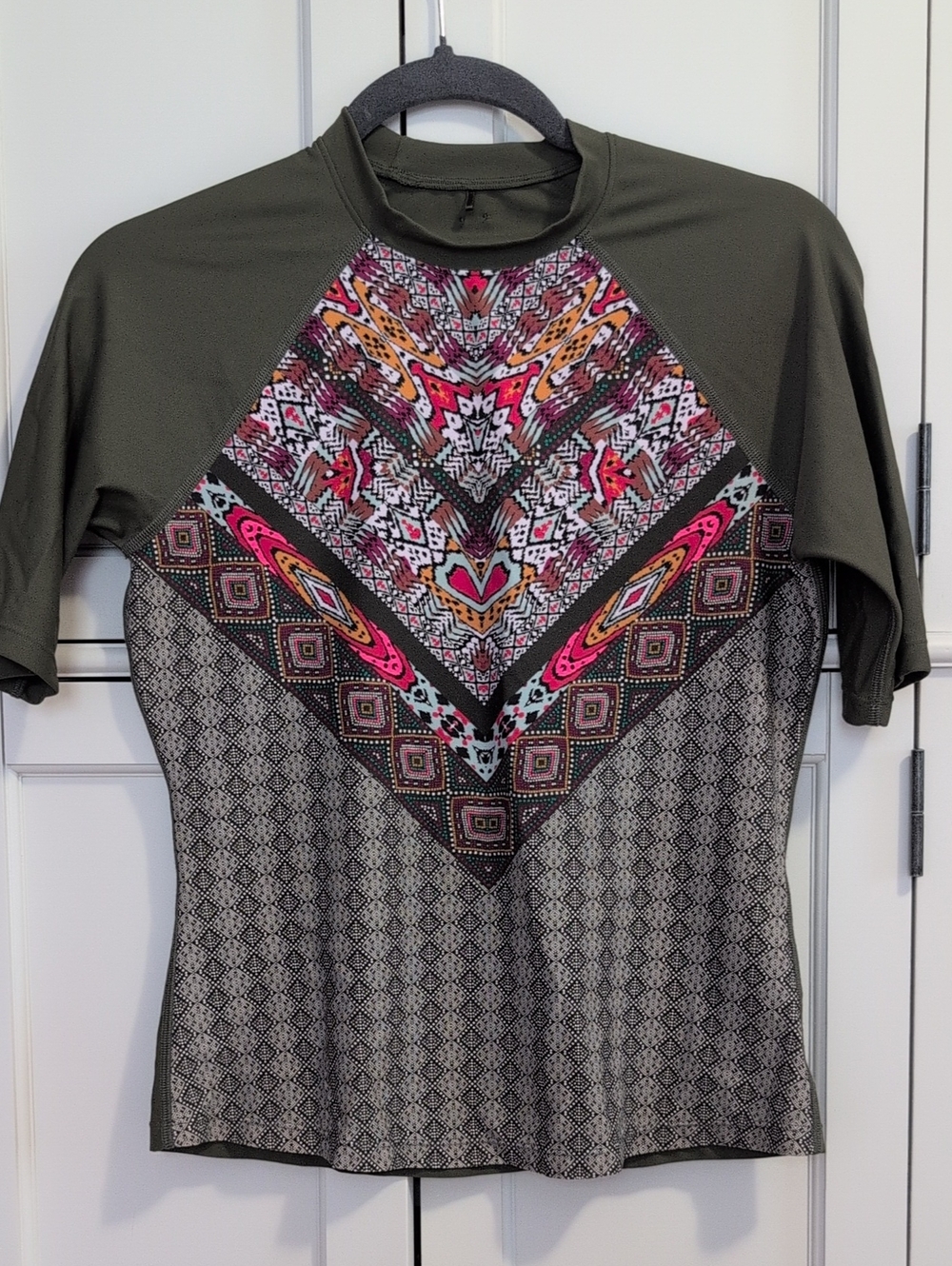 Prana Olive Short Sleeve Rashguard